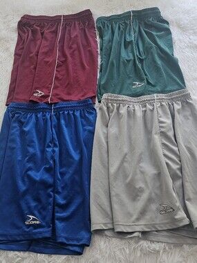 4 Soccer Shorts Size Adult Larger